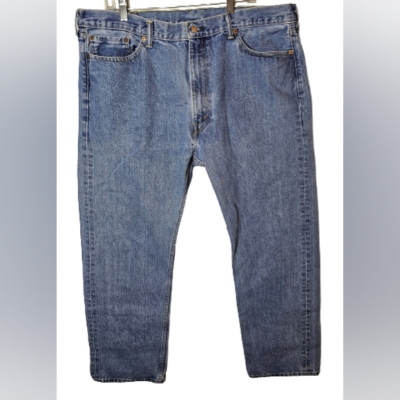 Levi's 501 Modern Men's Big & Tall Blue Jeans Size 42 x 32 - Picture 1 of 9